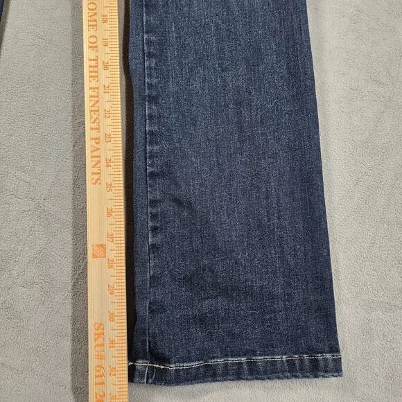 Wrangler Bespoke Bootcut Jeans 27x32.5 High Rise Lacey Jean Comfort Denim Dark - Picture 13 of 14